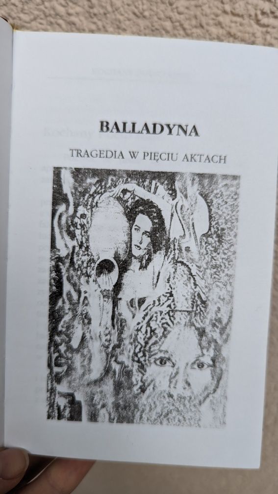 Słowacki Balladyna wybór wierszy twarda okładka