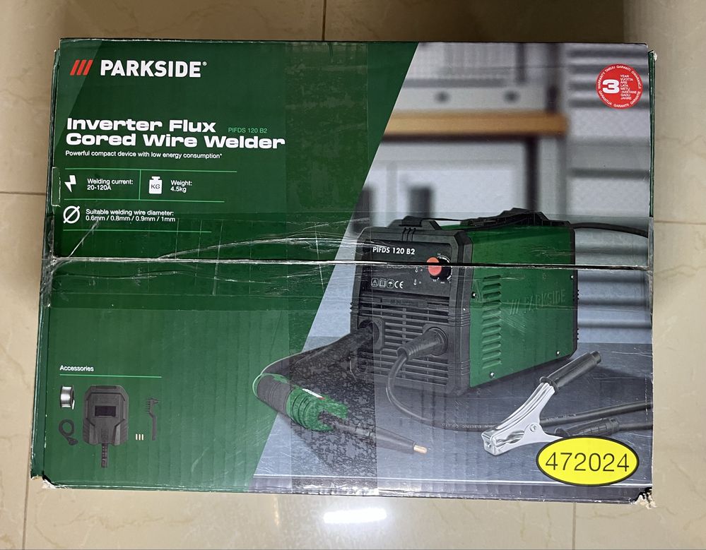 Spawarka parkside inwertorowa PIFDS 120 B2, 120 A