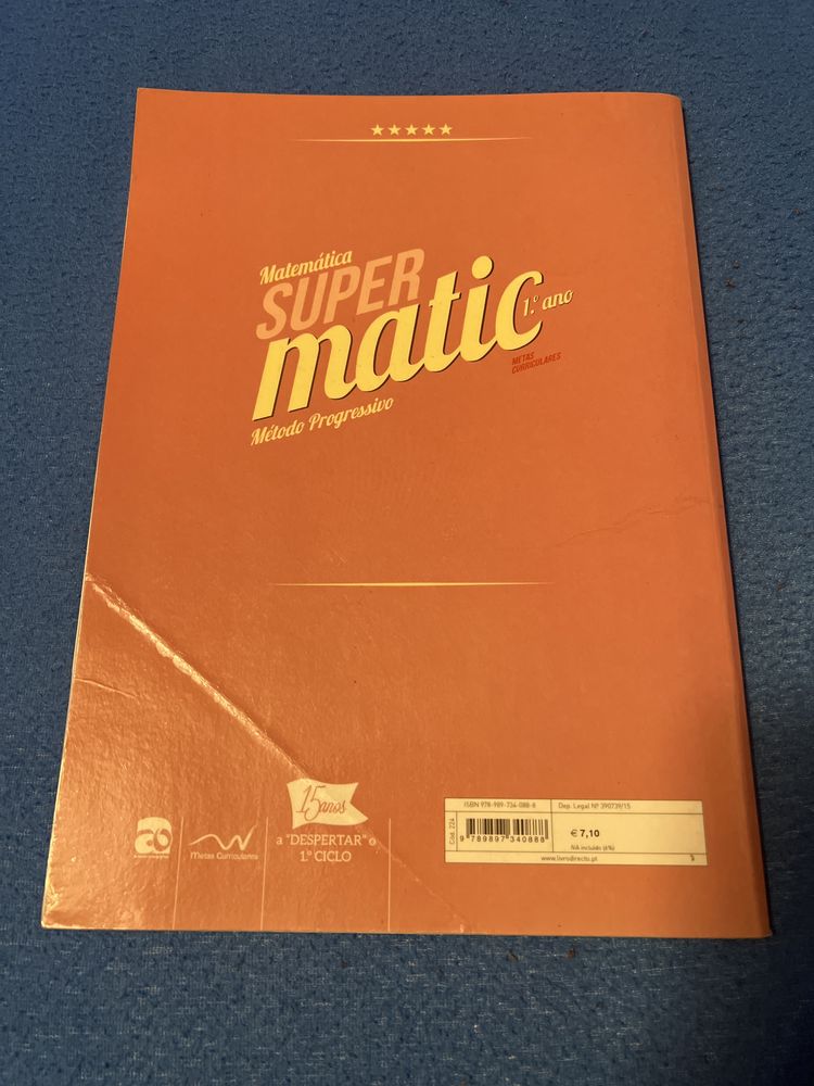 Supermatic 1 ano - Usado Livro escolar