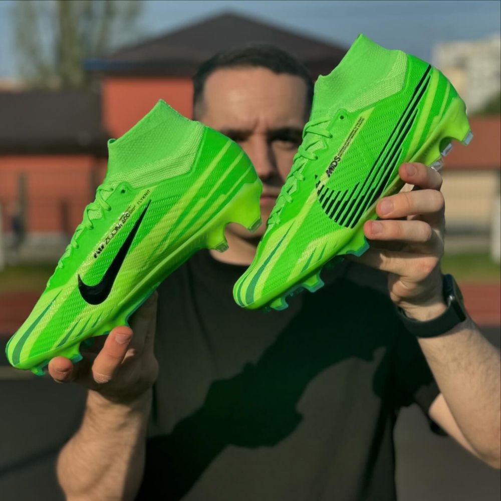 Бутси Nike Mercurial AirZoom - MDS -Elite/Green - оріг - мішечок