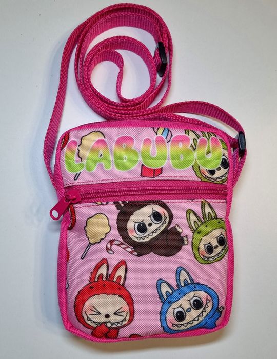 Labubu Lafufu Popmart różowa saszetka torebka torba