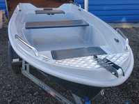 Łódka wędkarska wiosłowa motorowa Pucharex 380 Standard