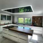 Linie LED sufit napinany