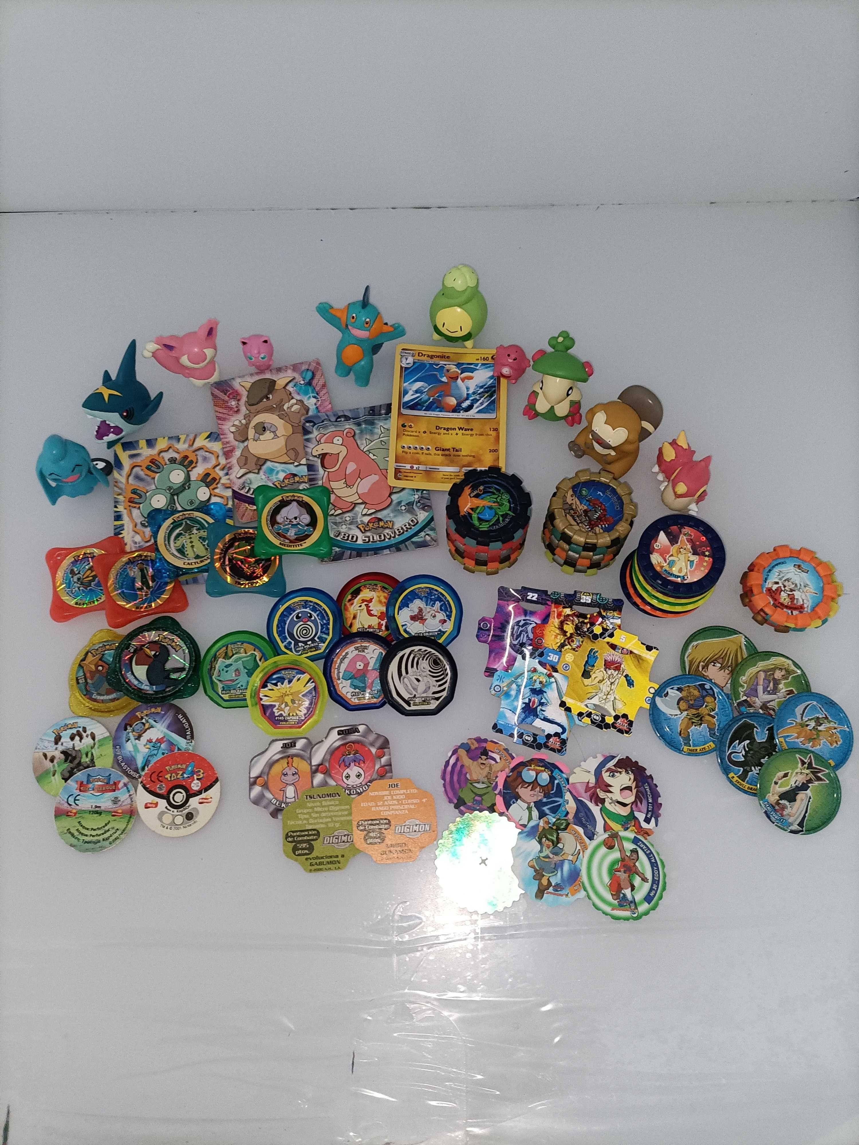 Pokémon (tazos, bonecos)