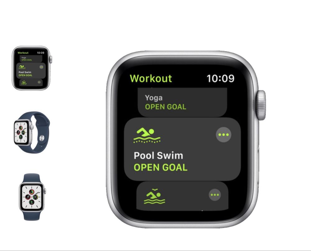 Apple Watch SE GPS 44mm Silver Aluminium