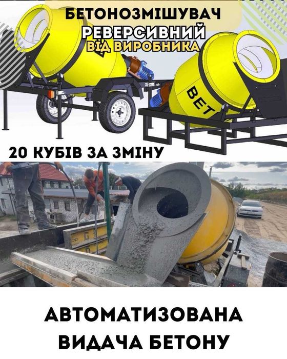 Міксер бетонозмішувач