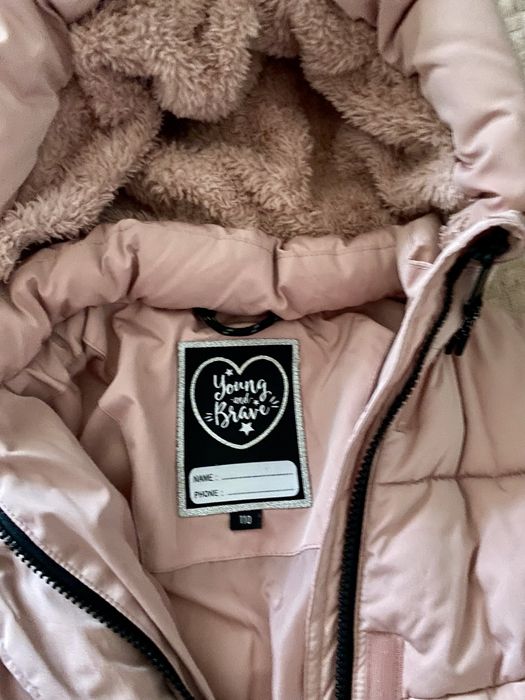 Kurtka zimowa dziewczęca r. 110