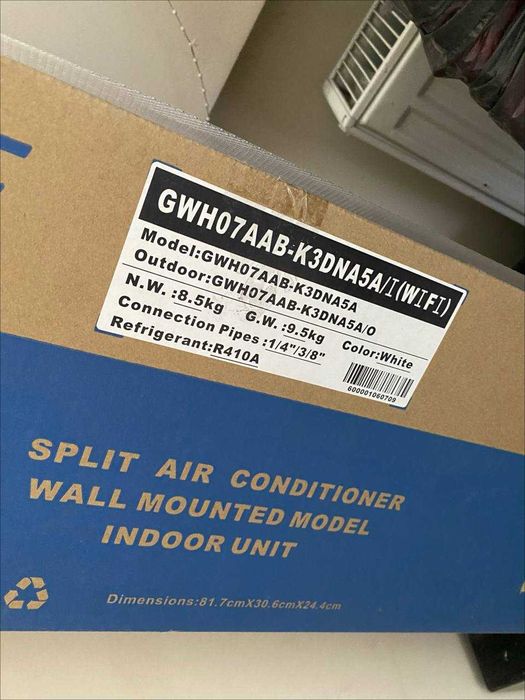 Продам внутрішній блок кондиціонера  GREE GWH07AAB-K3DNA5A/WIFI