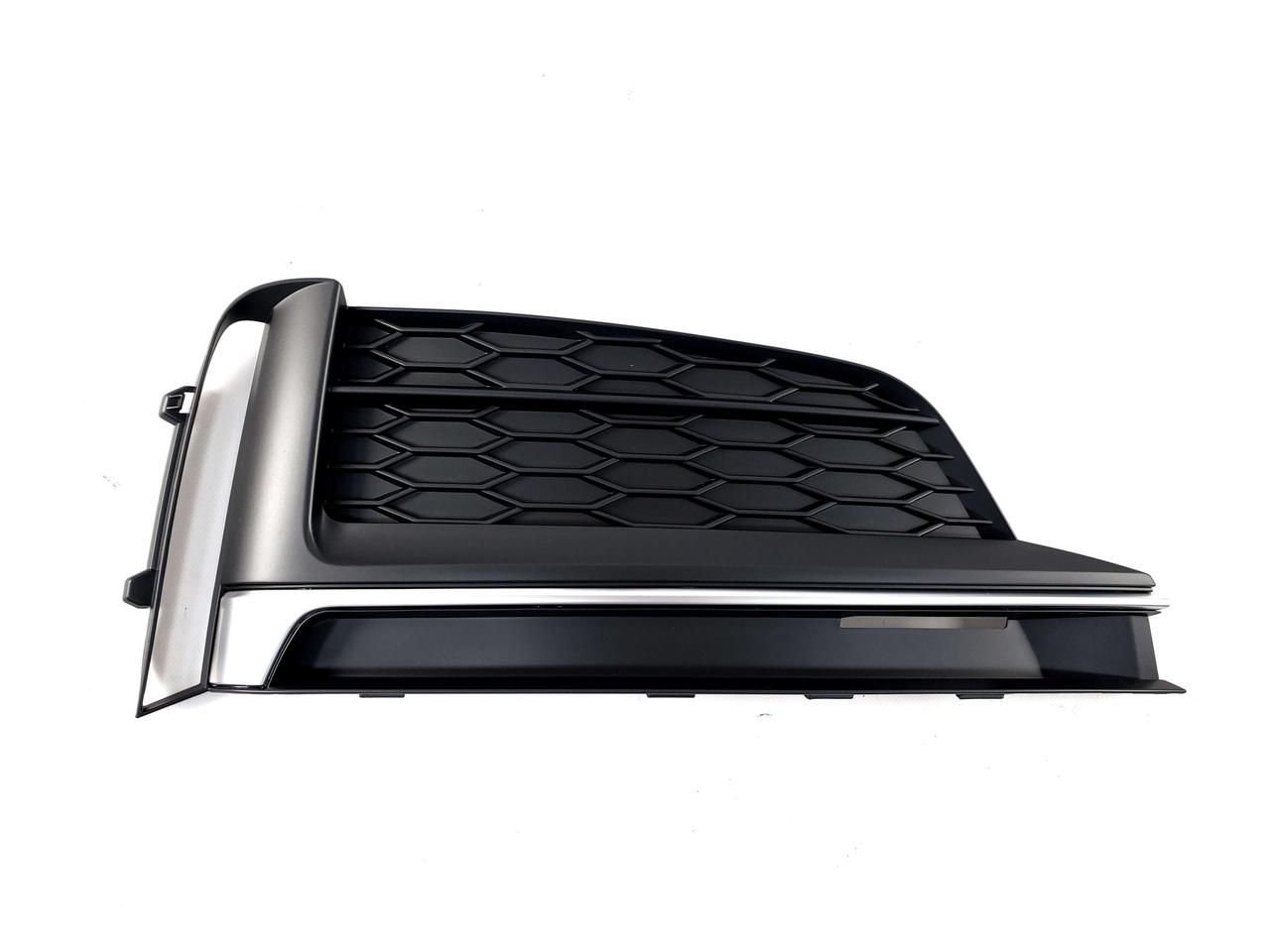 Решетки переднего бампера Audi S5 F5 2016-2020 Черные матовые