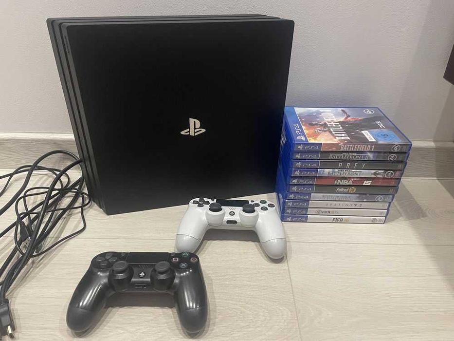 PS 4 Pro с дисками