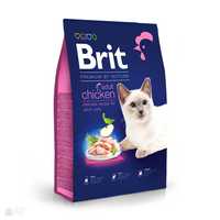 Акційна ціна на сухий корм для котів Brit premium