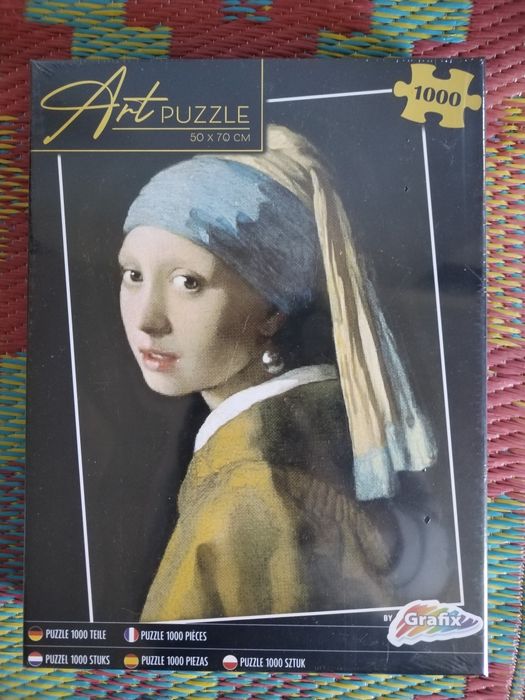 Conjunto 3 Puzzles Selados – Obras de Arte Clássicas (1000 peças cada)