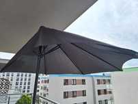 Parasol na balkon KOLDING z podstawą