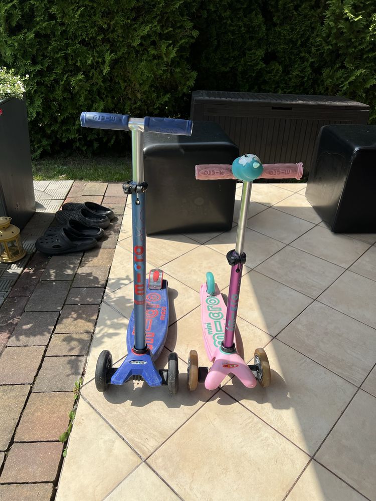 2 hulajnogi micro mini i maxi