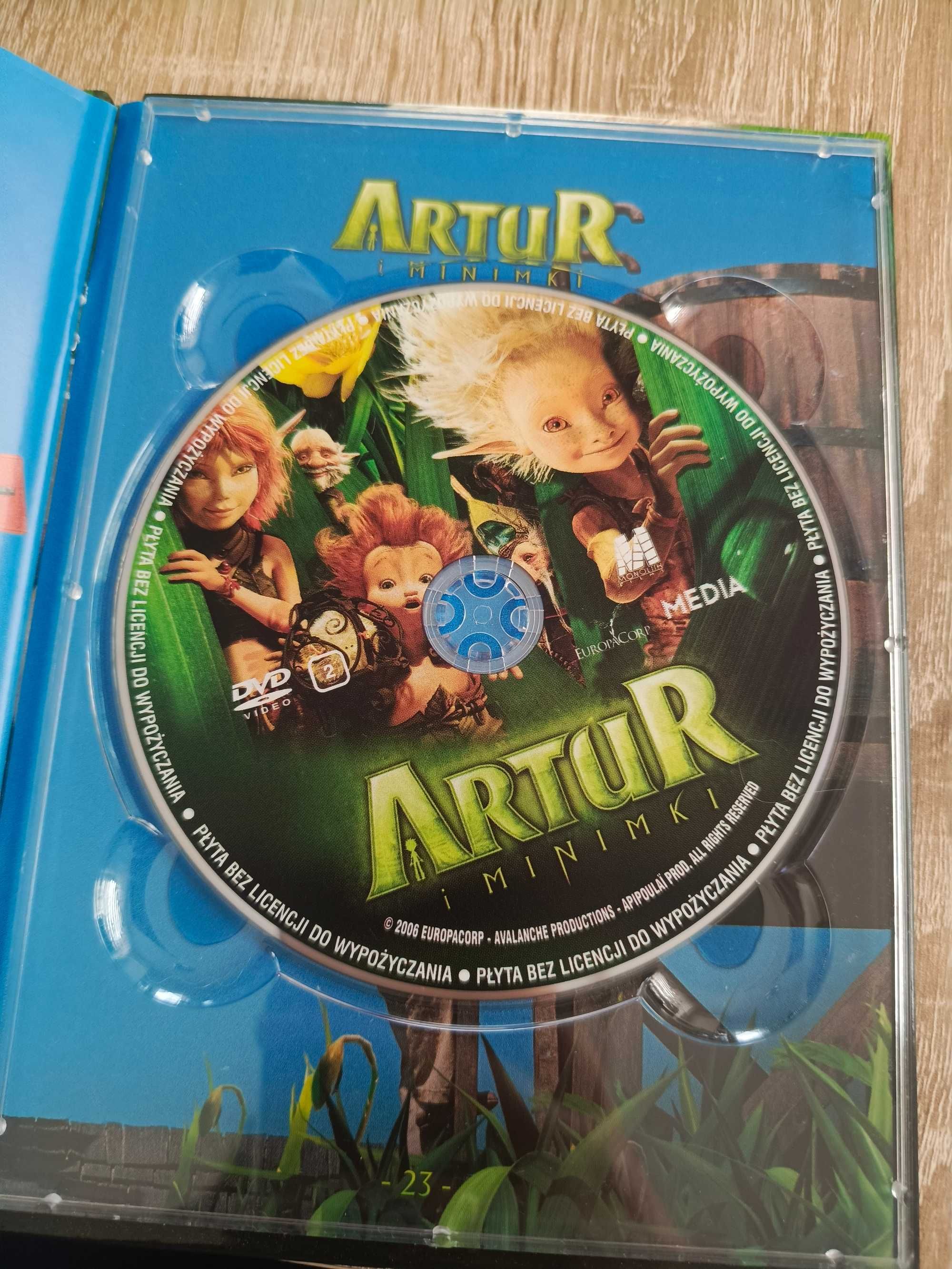 Artur i Minimki cz. 1 i 3 dvd