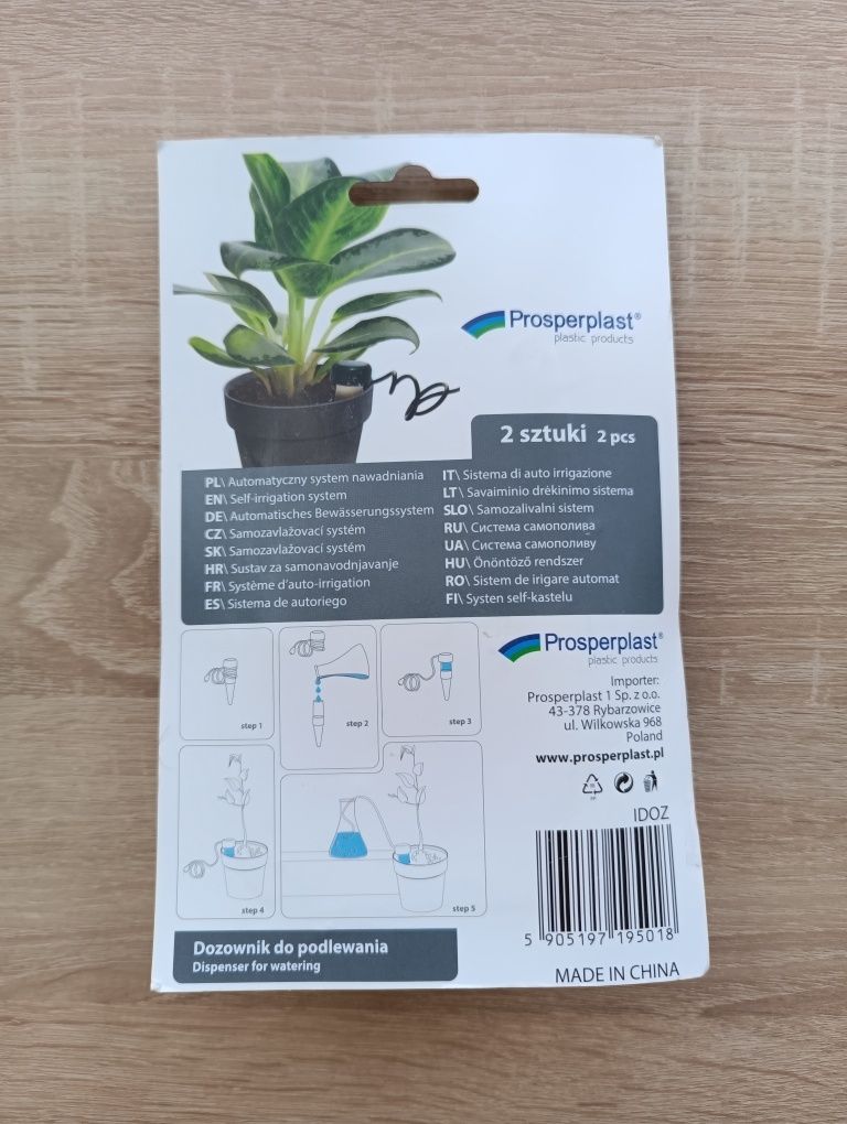 Automatyczny system nawadniania do roślin Prosperplast 2 szt