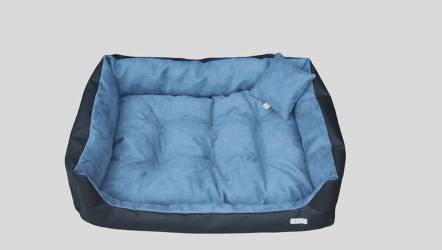 Niebieskie legowisko dla psa posłanie kanapa miękkie łóżko sofa HIT