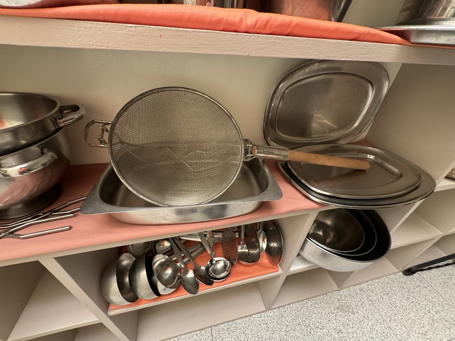 Travessas inox grandes