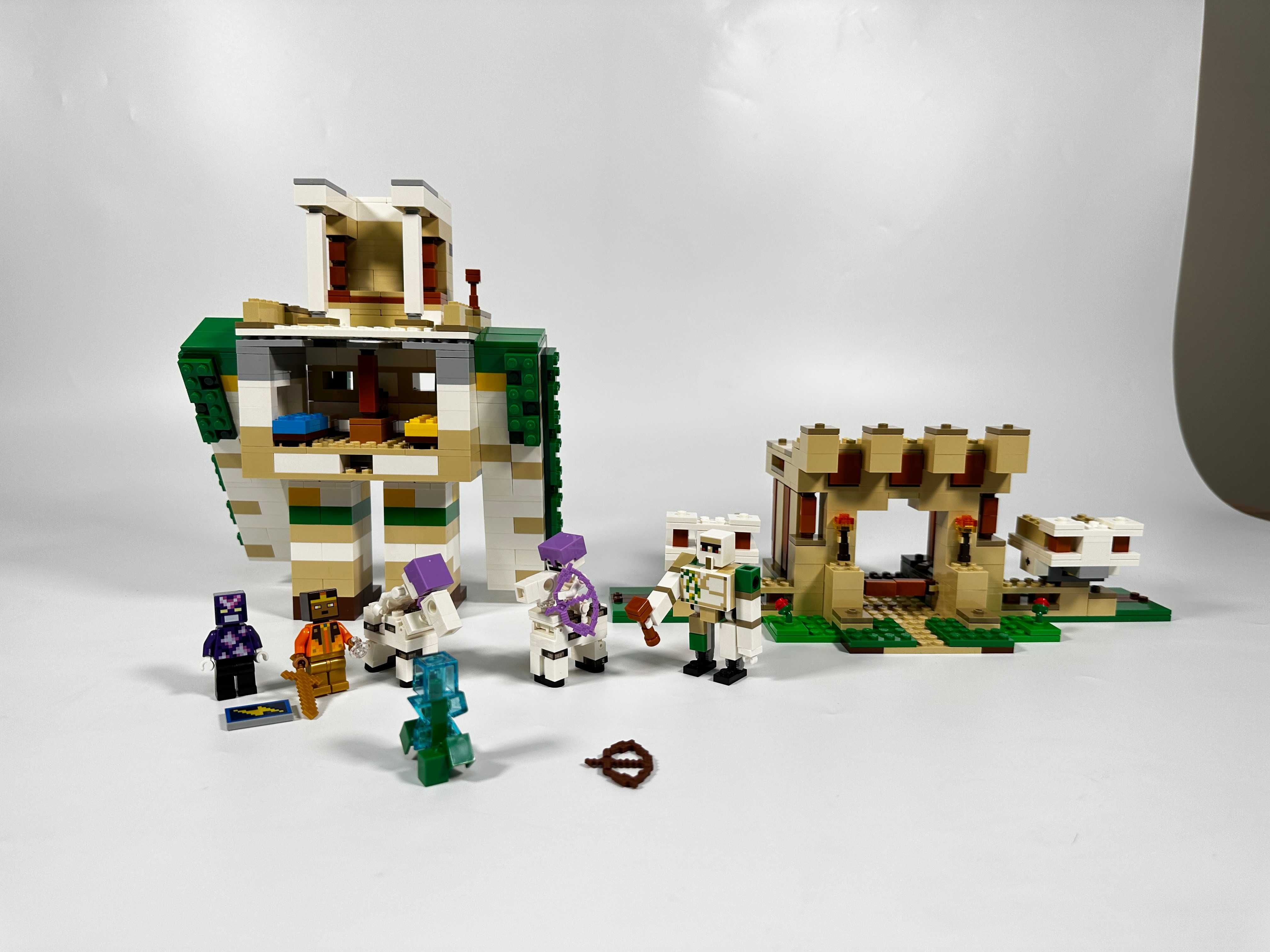 Конструктор LEGO Minecraft Крепость Железный голем 21250