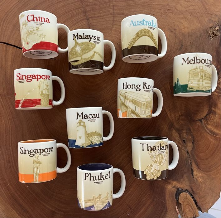 Chávenas de café Starbucks