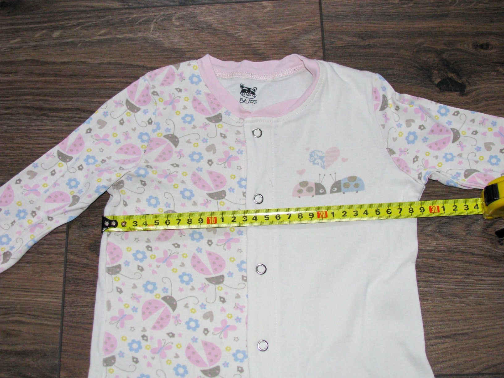 Детский человечек пижама для девочки 86-92 размер
