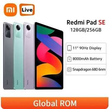 Планшет Xiaomi Redmi Pad SE 8/256Gb, Global 90Hz Snap 680 8000mA