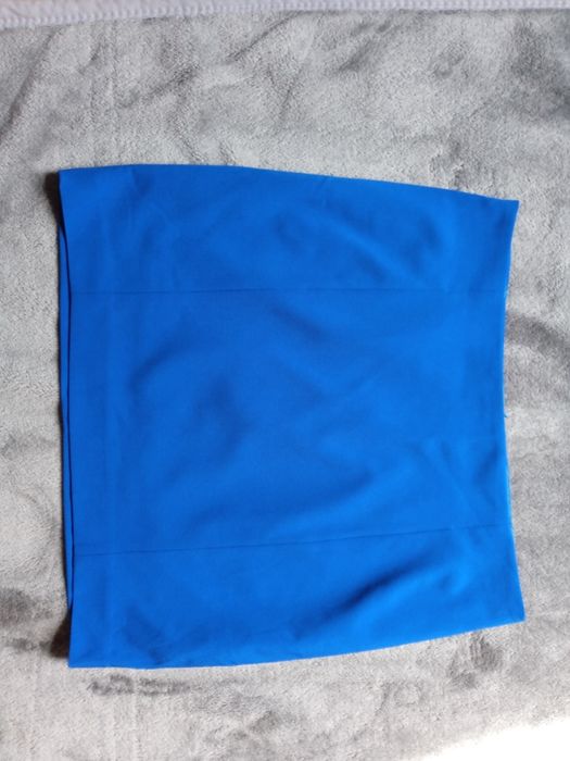 Hand made szafirowa spódnica