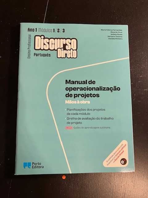 Conj. Pedagógico- Português -Profissional-"Discurso Direto (M: 1/2/3)"