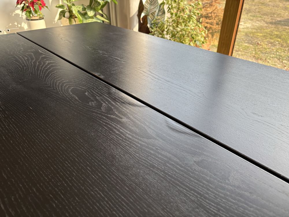 Stół rozkladany Ikea Nordviken kolor czarny, stabilny