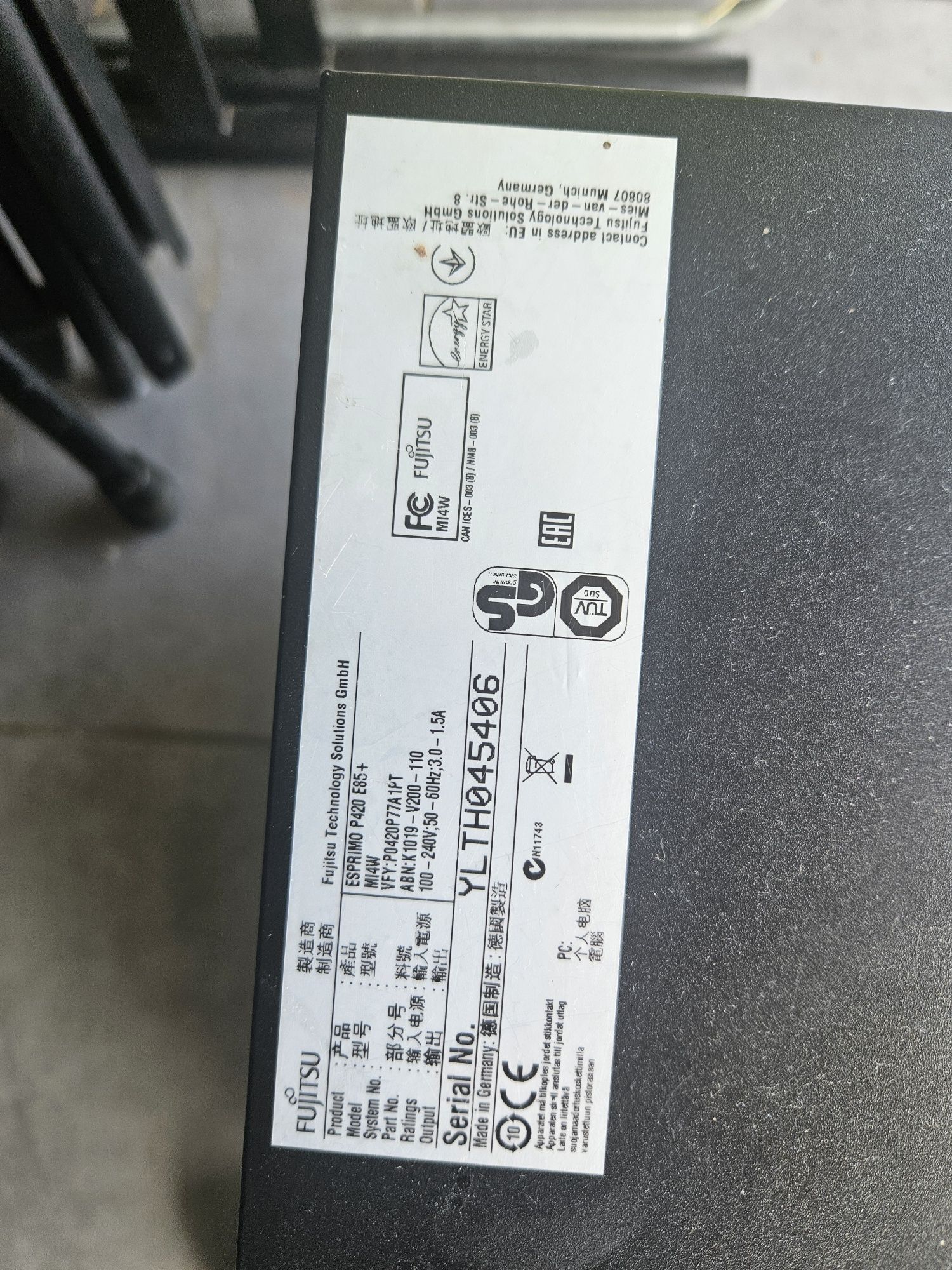 Pc FUJITSU - core i7 - 4770 3,4ghz 
8gb ram
1tb