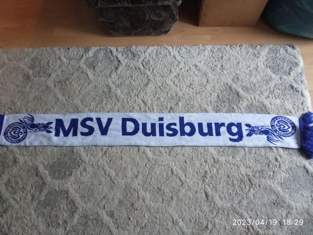 Szalik MSV Duisburg oldschool retro dwustronny