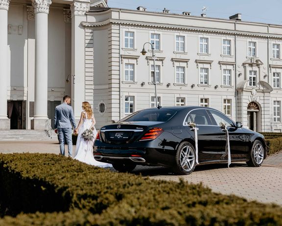 Mercedes S Klasa, auto do ślubu, S450 Long, pakiet AMG, 699 zł / dobę