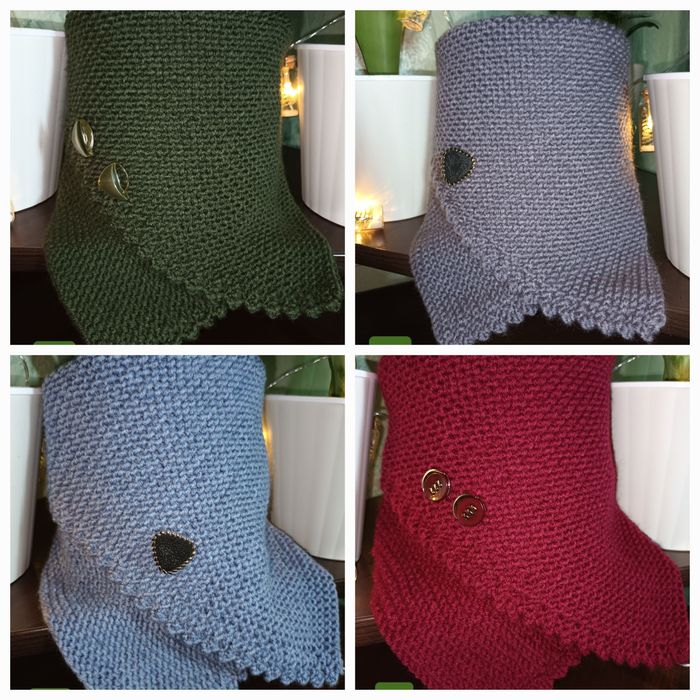 Шарф-снуд жіночий.