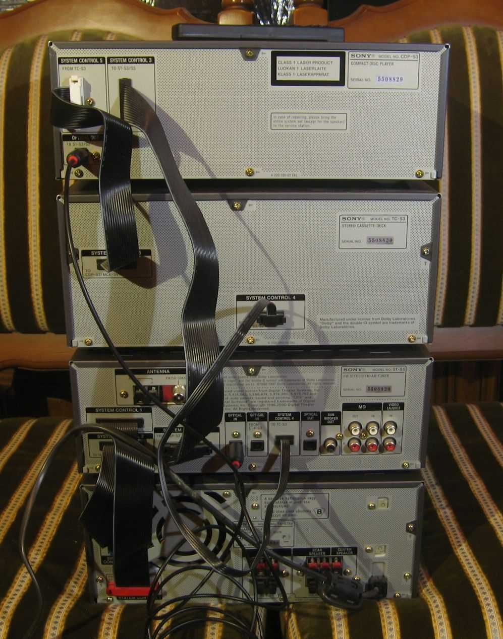 Sony MHC-S7AV + pilot znakomity zestaw HiFi wejścia Optyczne 2x95W