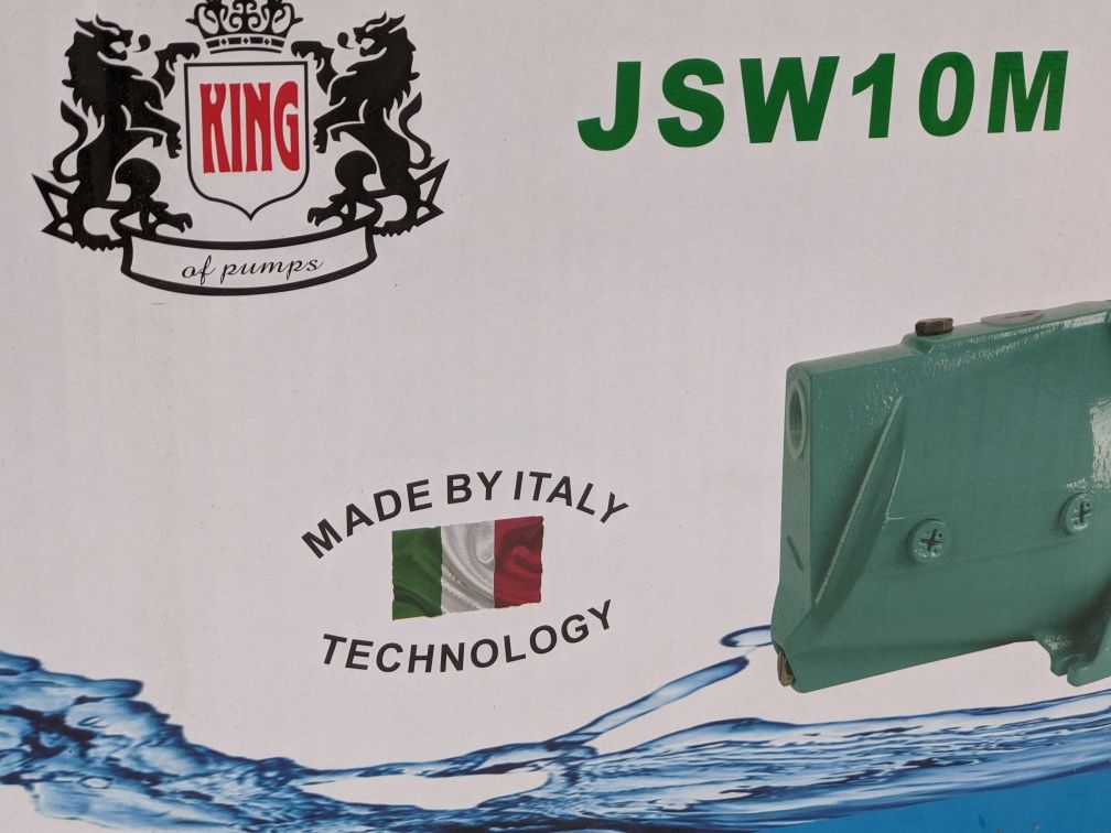 Італійської якості насос King JSW10M для поливу і водопостачання