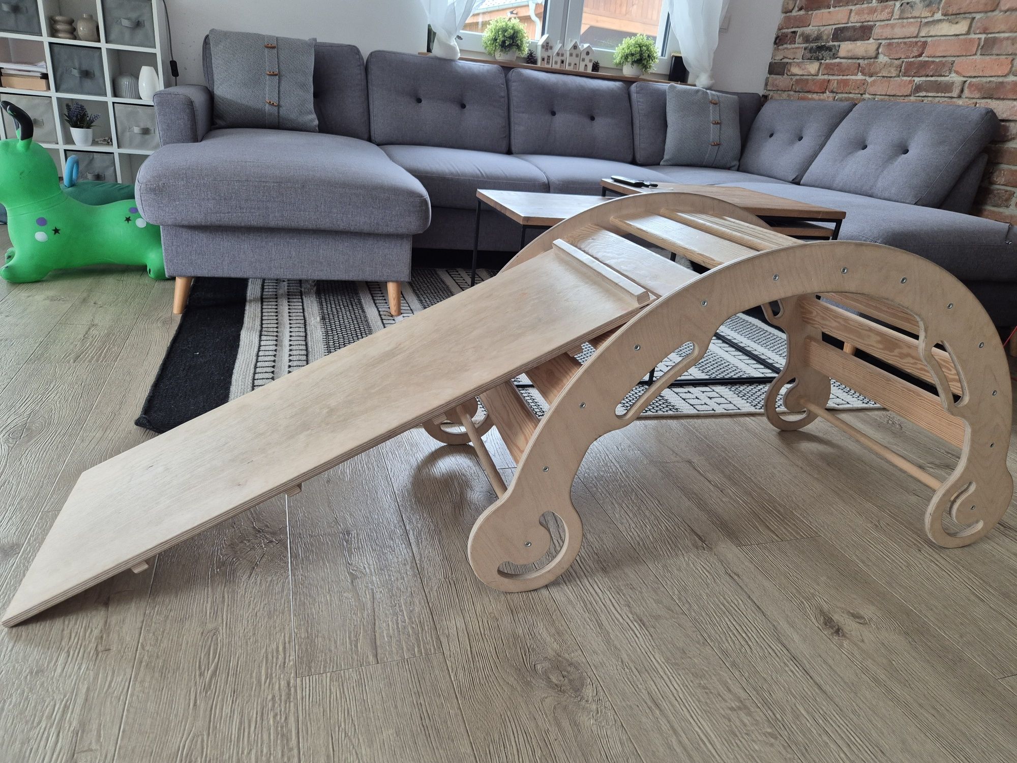 Bujak drewniany i zjeżdżalnia LeoNel Montessori