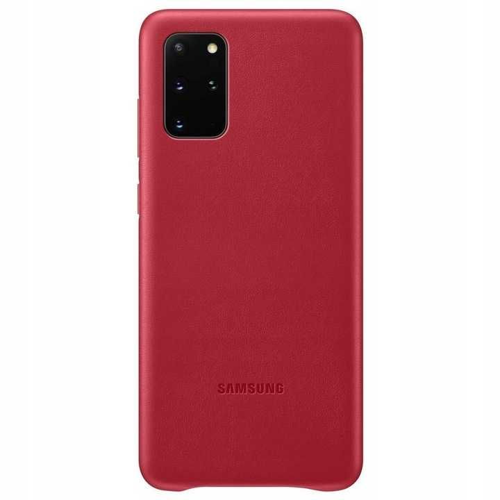 Plecki Samsung Leather Cover czerwone do Samsung Galaxy S20+