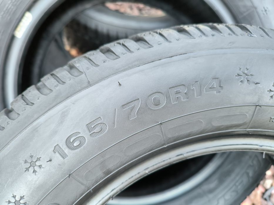 Zimowe Dunlop 165/70R14, 7.5 mm