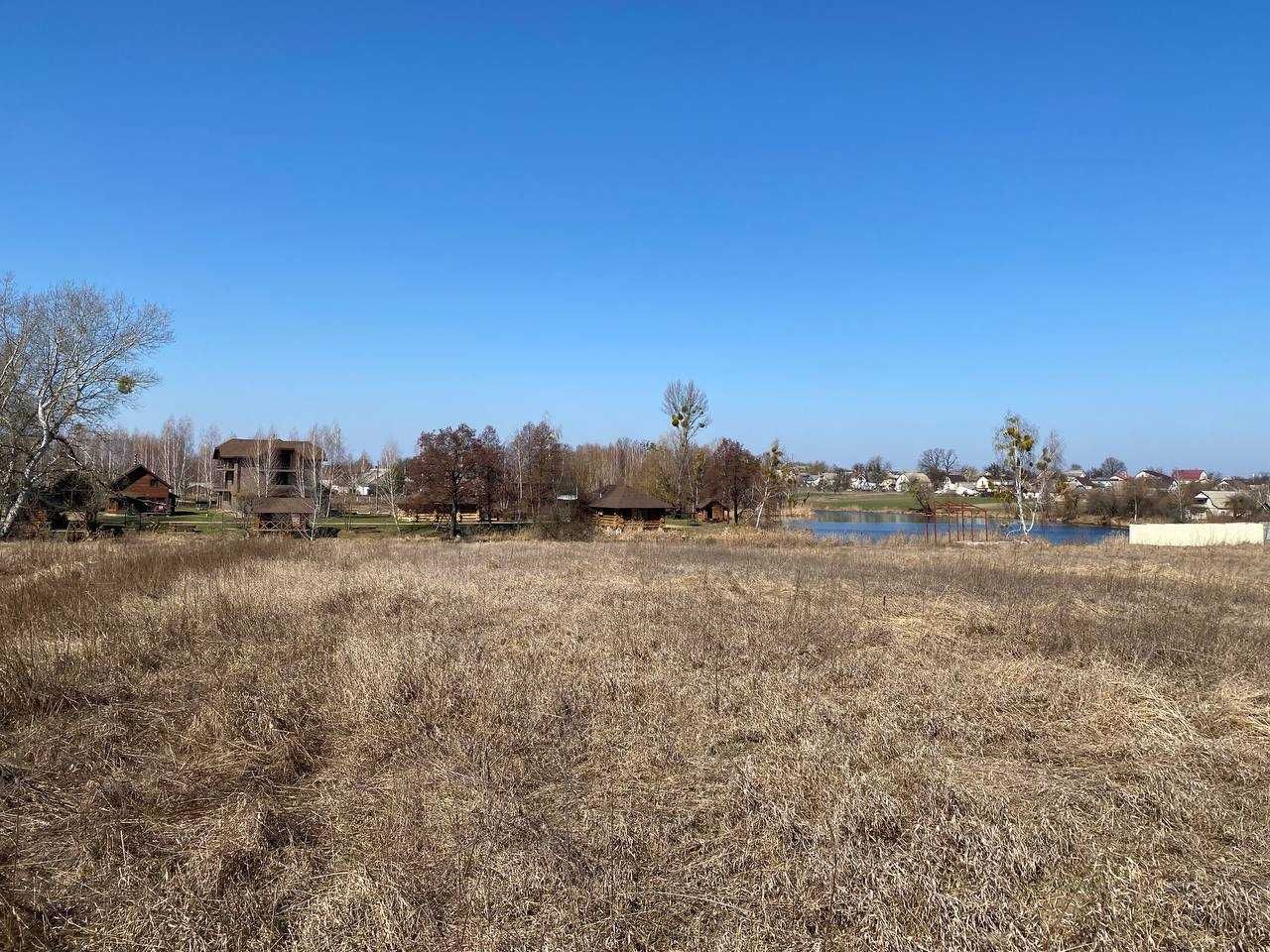 Продаж ділянки 13,2сот під забудову. Фасад 13м.Краєвид на озеро. ID:80