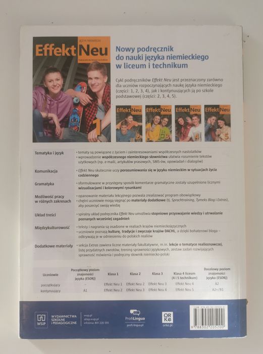 Podręcznik Język niemiecki Effekt Neu 1
