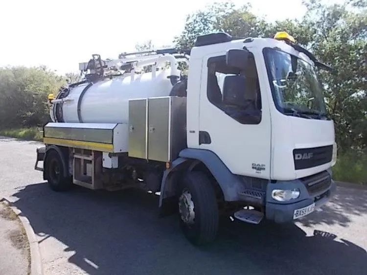 DAF LF 55.220 wuko combi  asenizacyjny uraca pompa do czyszczenia kanalizacji