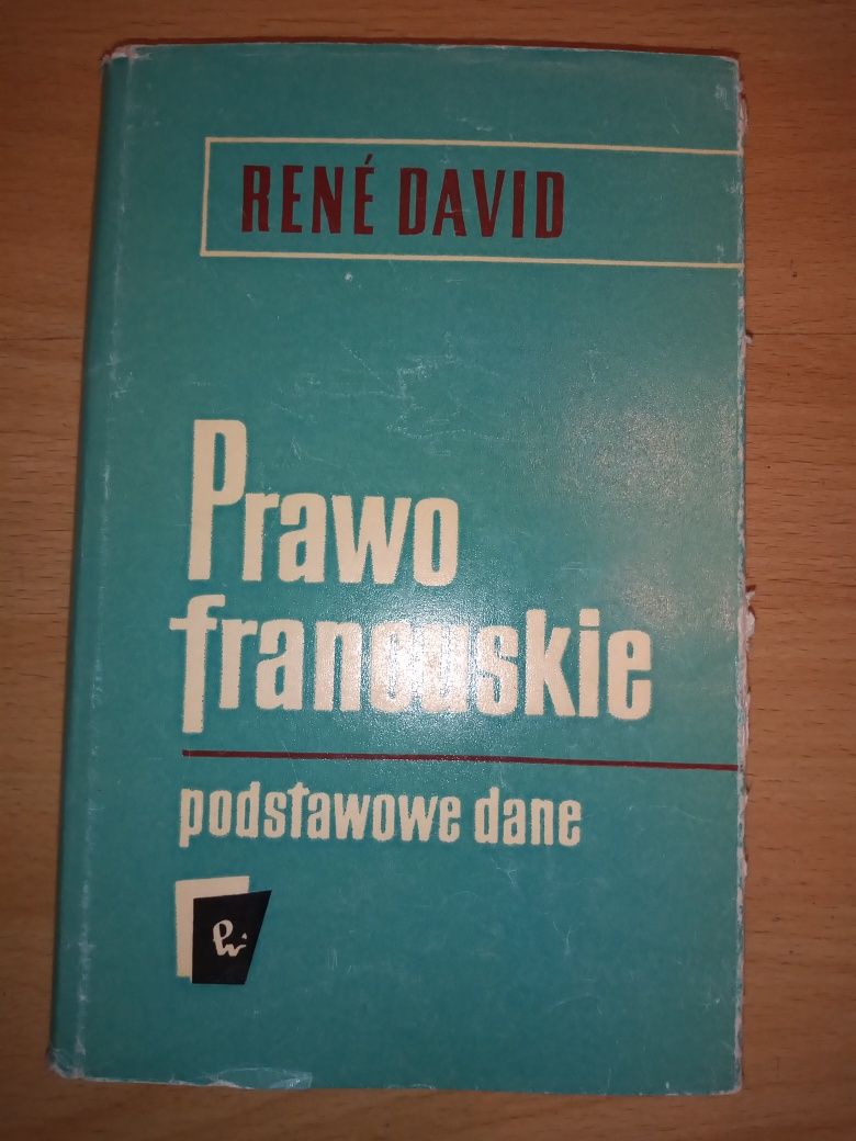 Prawo francuskie podstawowe dane - Rene David