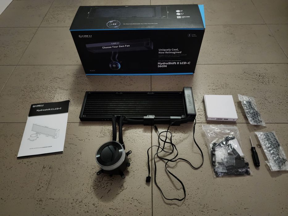 Водяное охлаждение Lian Li HydroShift II LCD-C 360 N Fanless (СЖО)