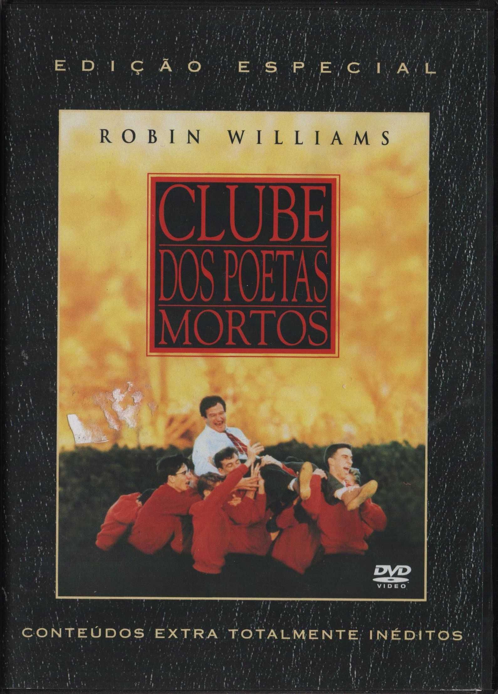 Dvd Clube dos Poetas Mortos - drama-Robin Williams-ed. especial-extras