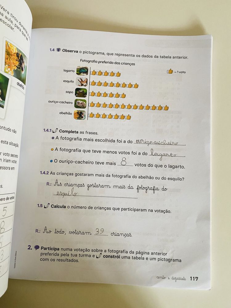 VAMOS aprender Matemática - 1.º Ano Escolar