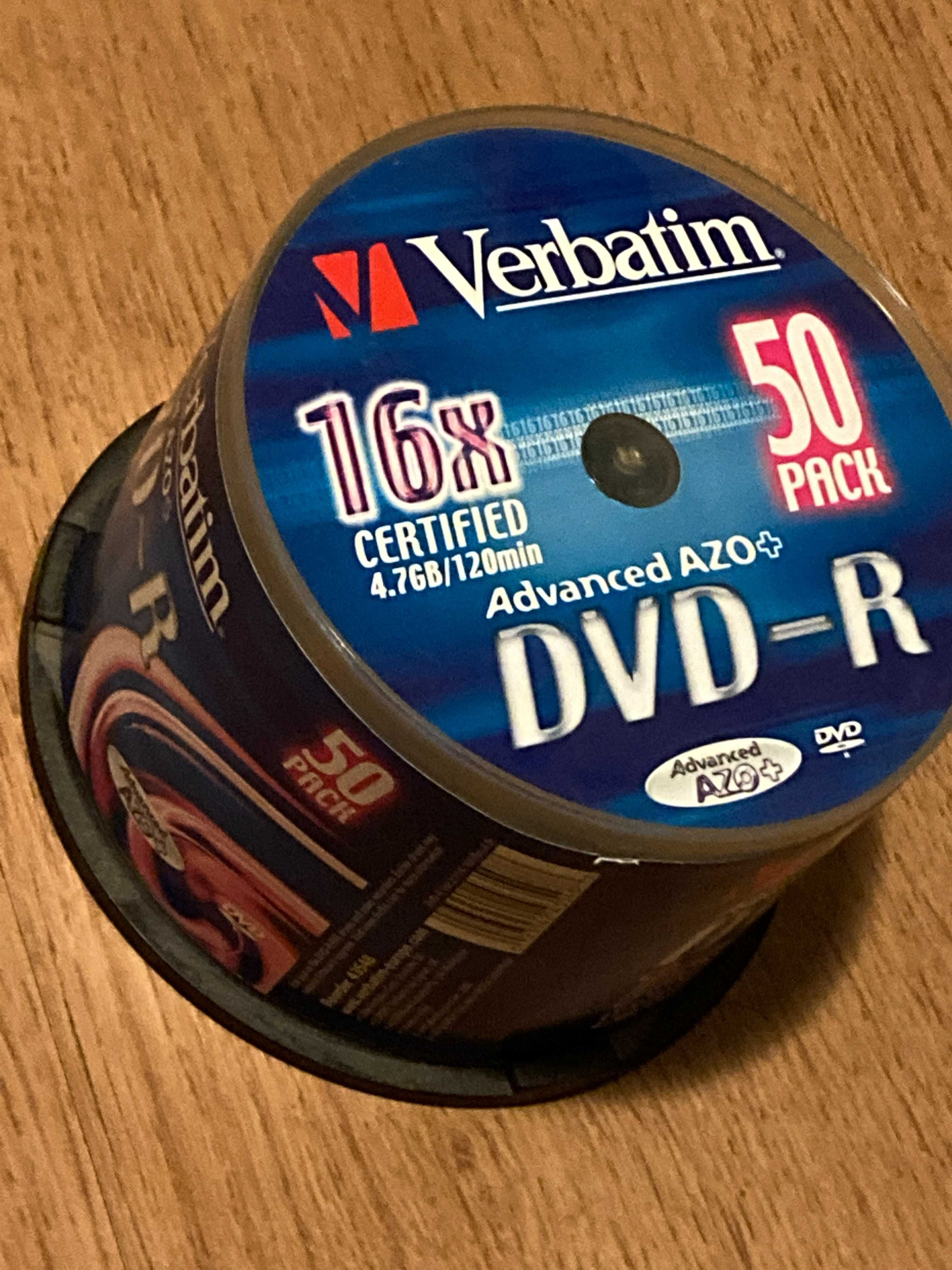 15 DVDs Verbatim para gravar