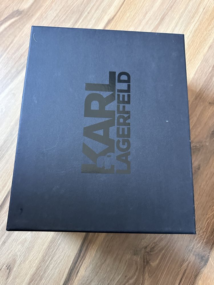 Piekne czarne sneakersy Karl Lagerfeld