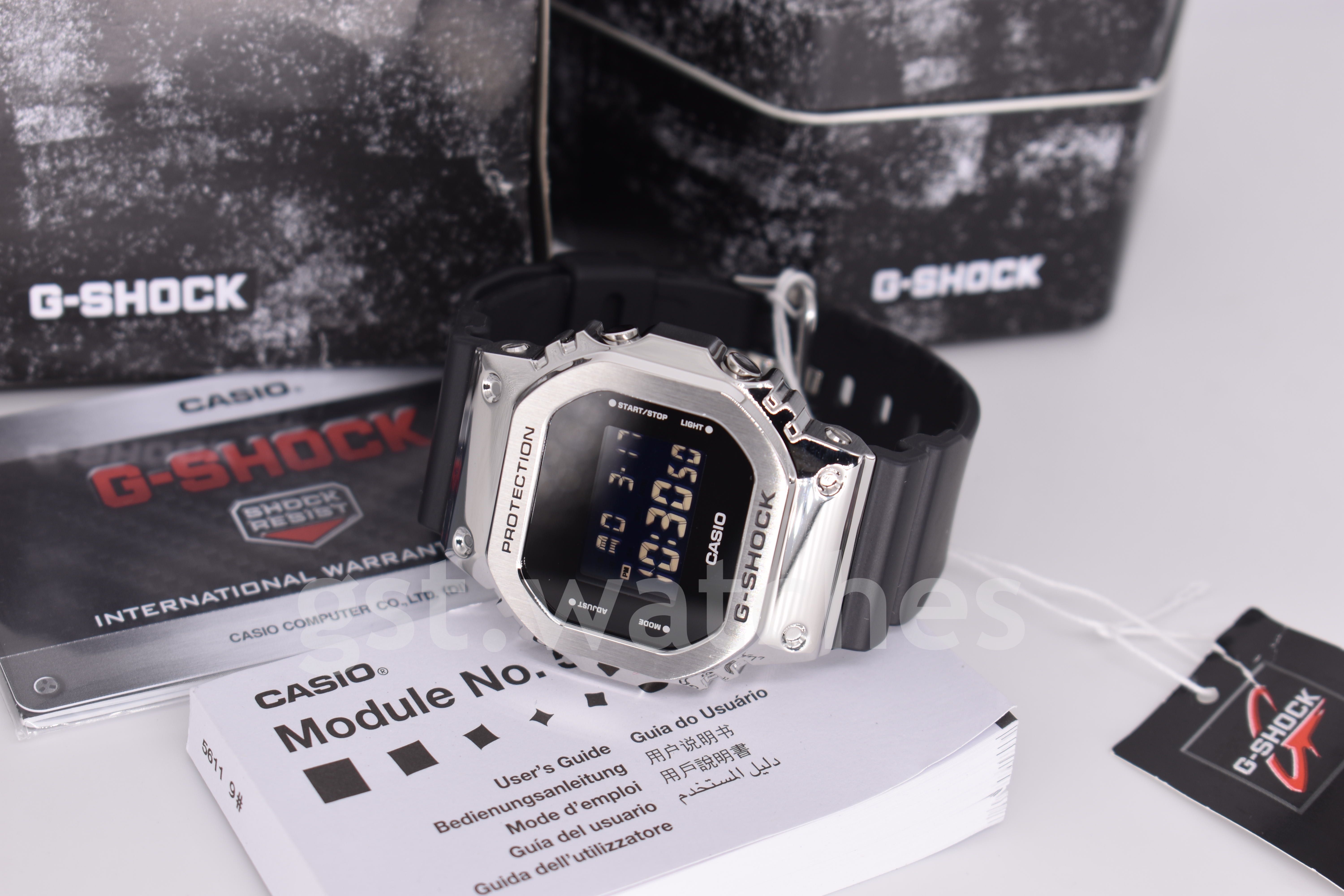Casio G-Shock GM-5600-1E NEW ORIGINAL | G-Steel