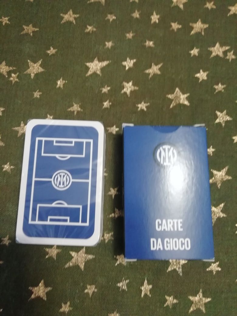 Conjunto de 2 baralhos cartas futebol