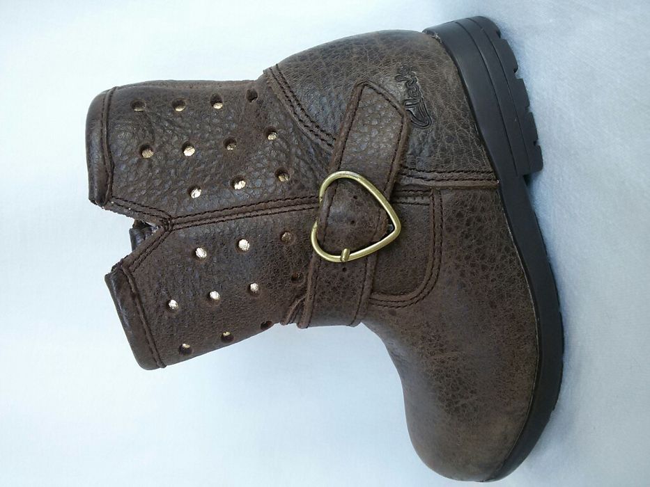 Полусапожки Ботинки Clarks детские на девочку Натуральная кожа разме 4